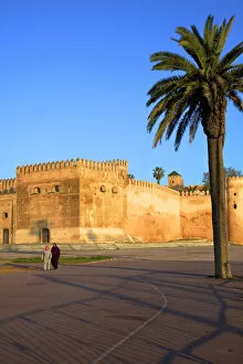 Rabat, Modern Capital and Historic City: a Shared Heritage Collection: City Walls, Oudaia Kasbah, Rabat, Morocco, North Africa