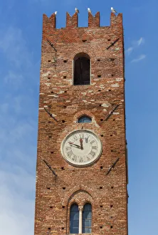 Civic tower, Noli, Province of Savona, Liguria, Italy Civic tower, Noli, Province of Savona, Liguria, Italy