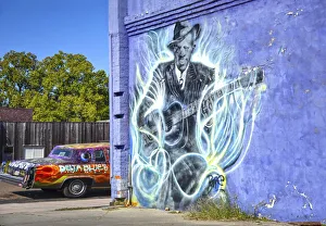 Clarksdale, Mississippi, Robert Johnson Mural Clarksdale, Mississippi, Robert Johnson Mural