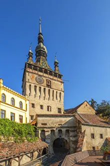 The Clock Tower, Unesco World Heritage Site, Sighisoara, Transylvania, Romania The Clock Tower, Unesco World Heritage Site, Sighisoara, Transylvania, Romania