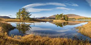 Argyll And Bute Landscapes Prints: Cloudscape Reflecting in Loch Tulla, Argyll & Bute, Scotland