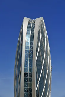 The Coin building Aldar headquarters, one of the largest real estate companies in The Coin building Aldar headquarters, one of the largest real estate companies in