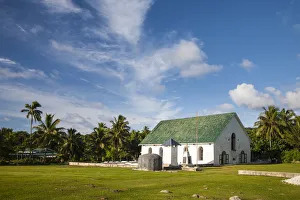 Cook Islands, Rarotonga, small church in the countryside Cook Islands, Rarotonga, small church in the countryside