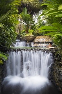 Costa Rica, Alajuela, La Fortuna. Hot Springs at The Tabacon Grand Spa Thermal Resort Costa Rica, Alajuela, La Fortuna. Hot Springs at The Tabacon Grand Spa Thermal Resort