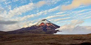 Cotopaxi Volcano at sunrise, Cotopaxi National Park, Cotopaxi Province, Ecuador Cotopaxi Volcano at sunrise, Cotopaxi National Park, Cotopaxi Province, Ecuador
