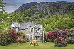 Country house with a beautiful garden in Aberfoyle, Stirling, Scotland, Great Britain Country house with a beautiful garden in Aberfoyle, Stirling, Scotland, Great Britain