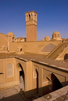 The courtyards and windtowers of traditional houses Kashan The courtyards and windtowers of traditional houses Kashan