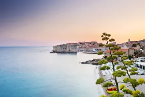 Croatia, Dubrovnik, Sunset over Banya Beech Croatia, Dubrovnik, Sunset over Banya Beech