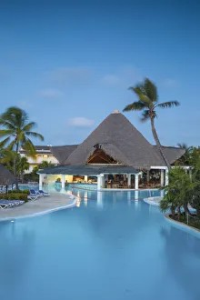 Cuba, Isla de la Juventud, Cayo Largo De Sur, Playa Lindamar, Swimming pool at Melia Cuba, Isla de la Juventud, Cayo Largo De Sur, Playa Lindamar, Swimming pool at Melia