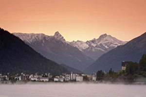Graubunden Switzerland Prints: Davoser see