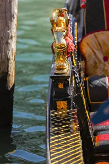 Decorative Gondola, Venice; Veneto; Italia, Europe Decorative Gondola, Venice; Veneto; Italia, Europe