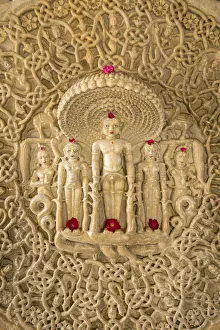 The deity of Parshwanath, Jain temple at Ranakpur, Rajasthan, India The deity of Parshwanath, Jain temple at Ranakpur, Rajasthan, India