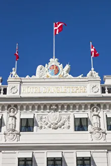 Denmark, Zealand, Copenhagen, detail of the Hotel D Angleterre Denmark, Zealand, Copenhagen, detail of the Hotel D Angleterre