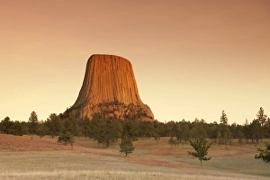 US Geological Wonders Prints: Devils Tower National Monument