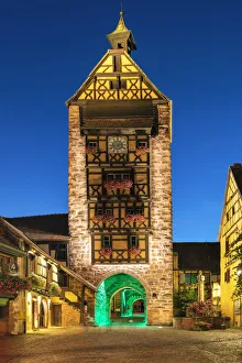 Dolderturm, Musee du Dolder, Riquewhir, Elsasser Weinstrasse, Grand Est, France Dolderturm, Musee du Dolder, Riquewhir, Elsasser Weinstrasse, Grand Est, France