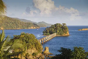 Dominican Republic, Eastern Peninsula De Samana, Semana, View of harbour and Los Puentes Dominican Republic, Eastern Peninsula De Samana, Semana, View of harbour and Los Puentes