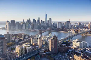 Downtown Manhattan and Brooklyn, New York City, USA Downtown Manhattan and Brooklyn, New York City, USA