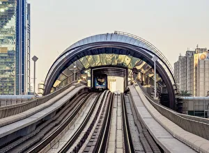 Dubai Metro Station, Dubai, United Arab Emirates Dubai Metro Station, Dubai, United Arab Emirates