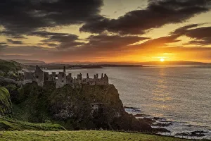 Dunluce Castle at Sunset, Co. Antrim, Northern Ireland Dunluce Castle at Sunset, Co. Antrim, Northern Ireland