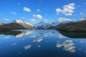 Dusk at Bachalpsee, Grindelwald, Berner Oberland, Switzerland Dusk at Bachalpsee, Grindelwald, Berner Oberland, Switzerland