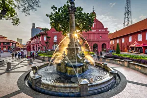 Dutch Square, Christ Church, Malacca City, Malaysia Dutch Square, Christ Church, Malacca City, Malaysia