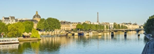 Eiffel Tower & Pont des Arts, Paris, France Eiffel Tower & Pont des Arts, Paris, France
