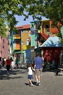 El Caminito street, La Boca, Buenos Aires, Argentina El Caminito street, La Boca, Buenos Aires, Argentina