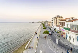 Elevated View Print of Larnaca, Cyprus