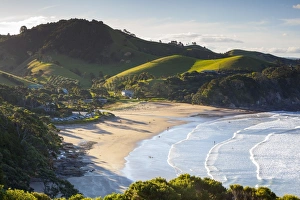 Elevated View Over Sandy Bay, Tutukaka Coast, Northland, North Island, New Zealand Elevated View Over Sandy Bay, Tutukaka Coast, Northland, North Island, New Zealand