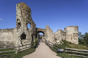 England, East Sussex, Eastbourne, Pevensy Castle England, East Sussex, Eastbourne, Pevensy Castle