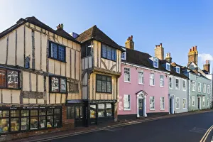 England, East Sussex, Lewes, High Street, The Fifteenth Century Bookshop England, East Sussex, Lewes, High Street, The Fifteenth Century Bookshop
