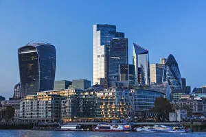 England, London, City of London Skyline at Dusk England, London, City of London Skyline at Dusk