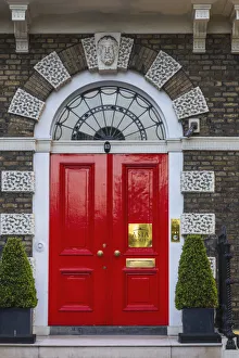 England, London, Marylebone, New Cavendish Street, Asia House, Doorway Entrance England, London, Marylebone, New Cavendish Street, Asia House, Doorway Entrance