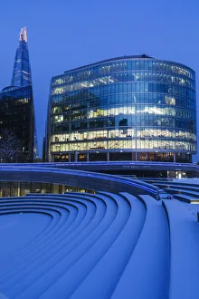 England, London, Southwark, London Bridge City, The Scoop and More London Riverside England, London, Southwark, London Bridge City, The Scoop and More London Riverside
