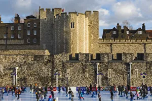 England, London, Tower of London, Ice Skating England, London, Tower of London, Ice Skating