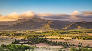 Escambray Mountains and Trinidad valleys at sunset, Sancti Spritus, Cuba Escambray Mountains and Trinidad valleys at sunset, Sancti Spritus, Cuba