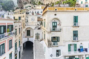 Europe, Italy, Campania. Atrani, a little village close to Amalfi Europe, Italy, Campania. Atrani, a little village close to Amalfi