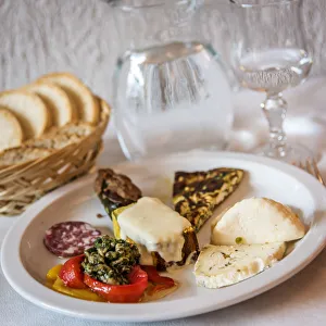 Europe, Italy. Delicious antipasti mix Europe, Italy. Delicious antipasti mix
