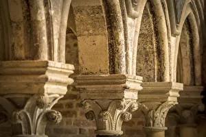 Europe, Italy, Piedmont. The abbey of Vezzolano, details Europe, Italy, Piedmont. The abbey of Vezzolano, details