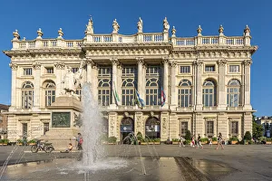 Europe, Italy, Piedmont. The palazzo Madama of Turin Europe, Italy, Piedmont. The palazzo Madama of Turin