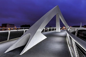 Europe, Scotland, Glasgow, Tradeston Bridge Europe, Scotland, Glasgow, Tradeston Bridge