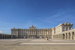 The Exterior of The Royal Palace, Madrid, Spain The Exterior of The Royal Palace, Madrid, Spain