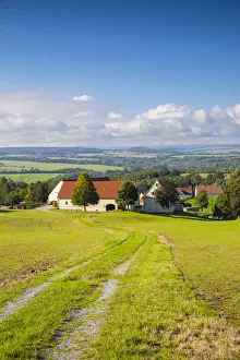 Farm and countryside near Konnigstein, Saxony, Germany Farm and countryside near Konnigstein, Saxony, Germany