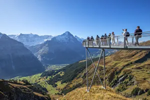 First Sky walk with Eiger, Grindelwald, Berner Oberland, Switzerland First Sky walk with Eiger, Grindelwald, Berner Oberland, Switzerland