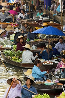 Floating Market, Damnoen Saduak, Thailand Floating Market, Damnoen Saduak, Thailand
