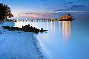 Florida, Anna Maria Island, Rod & Reel Pier, Manatee County, Tampa Bay, Gulf Of Mexico Florida, Anna Maria Island, Rod & Reel Pier, Manatee County, Tampa Bay, Gulf Of Mexico