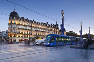 France, Languedoc-Roussillon, Herault Department, Montpellier, Place de la Comedie