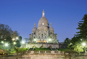 France, Paris. Basilica of Sacre Coeur, Montmartre France, Paris. Basilica of Sacre Coeur, Montmartre