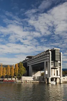 France, Paris, Seine River and the Ministry of Finance building on the Quai de la Rapee France, Paris, Seine River and the Ministry of Finance building on the Quai de la Rapee