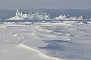 frozen fjord, Qeqertarsuaq, Disko Island, Greenland frozen fjord, Qeqertarsuaq, Disko Island, Greenland
